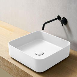 РАКОВИНА НАКЛАДНАЯ 40 СМ CIELO SHUI COMFORT, БЕЛЫЙ (SHCOLAQ40-BIANCO)
