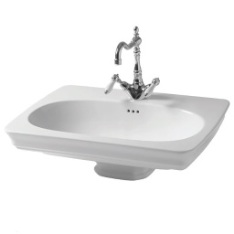 КЕРАМИЧЕСКАЯ РАКОВИНА 68 СМ ARTCERAM CIVITAS, WHITE GLOSSY (CIL001 01; 00)
