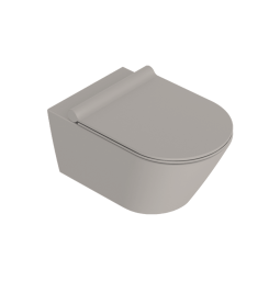 ПОДВЕСНОЙ БЕЗОБОДКОВЫЙ УНИТАЗ CATALANO NEW ZERO NEWFLUSH, TORTORA SATINATO (01 1155 0032)