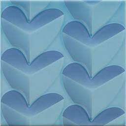 Фото плитки PAMESA AGATHA MILLE CUORI TURQUESA 25X25 из коллекции PAMESA AGATHA 25X25СМ 