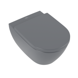 ПОДВЕСНОЙ БЕЗОБОДКОВЫЙ УНИТАЗ VILLEROY&BOCH SUBWAY 2.0, GRAPHITE (5614R0I4)