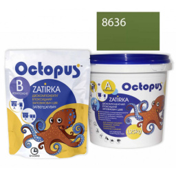 ЭПОКСИДНАЯ ЗАТИРКА OCTOPUS ZATIRKA 2-КОМП. ЦВЕТ ЗЕЛЕНО-ХАКИ 8636 1,25 КГ (8636-1)