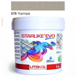 ЭПОКСИДНАЯ ЗАТИРКА LITOKOL STARLIKE EVO 215 ТОРТОРА 5 КГ (STEVOTRT0005)