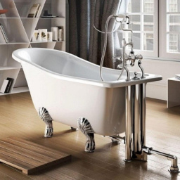 ВАННА АКРИЛОВАЯ BURLINGTON BUCKINGHAM SLIPPER 169Х73 СМ (E1)