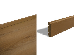 Фото плитки BELOSSA ZEN ПЛІНТУС RODAPIE WALNUT 6x240x1,2 из коллекции BELOSSA ZEN 