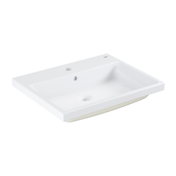 ВСТРАИВАЕМАЯ РАКОВИНА 60 СМ GROHE CUBE CERAMIC, БЕЛЫЙ (3947900H)