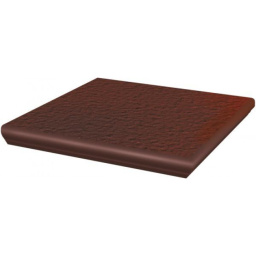 Фото плитки PARADYZ CLOUD BROWN DURO STOPNICA Z KAPINOSEM NAROZNA 33X33 из коллекции PARADYZ KLINKIER CLOUD BROWN 