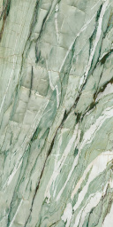 Фото плитки ENERGIEKER CALACATTA MINT BOOKMATCH B POLISHED 120X270X6 из коллекции ENERGIEKER CALACATTA MINT 