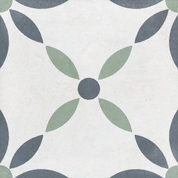 Фото плитки HARMONY HAVANA WHITE FLOWER 22,3x22,3x0,9 из коллекции HARMONY HAVANA 