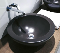 КЕРАМИЧЕСКАЯ РАКОВИНА 52 СМ FLAMINIA FONTE FONTANA, BLACK (FN52L)