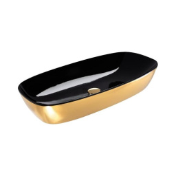 КЕРАМИЧЕСКАЯ РАКОВИНА 80 СМ CATALANO GOLD&SILVER, GOLD/BLACK (180APGRLXNO)