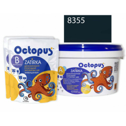 ЭПОКСИДНАЯ ЗАТИРКА OCTOPUS ZATIRKA 2-КОМП. ЦВЕТ 8355 СЕРО-ЗЕЛЕННЫЙ 2,5 КГ (8355-2)