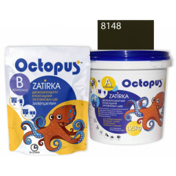 ЭПОКСИДНАЯ ЗАТИРКА OCTOPUS ZATIRKA 2-КОМП. ЦВЕТ ОЛИВКОВЫЙ 8148 1,25 КГ (8148-1)