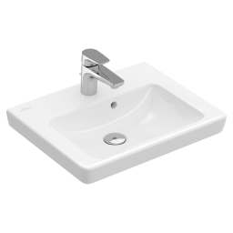РАКОВИНА 45Х37 VILLEROY&BOCH SUBWAY 2.0, WHITE ALPIN CERAMICPLUS (7315F5R1)
