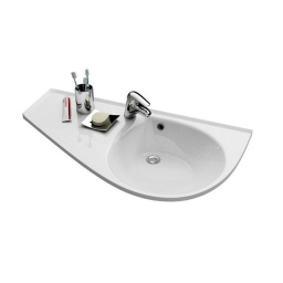 МРАМОРНАЯ ПОДВЕСНАЯ РАКОВИНА 95 СМ RAVAK AVOCADO L, БЕЛЫЙ (XJ9L1100000)