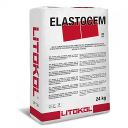 КОМПОНЕНТ А ДВУХКОМПОНЕНТНОЙ ЭЛАСТИЧНОЙ ГИДРОИЗОЛЯЦИИ LITOKOL ELASTOCEM 24 КГ (ELST0024)