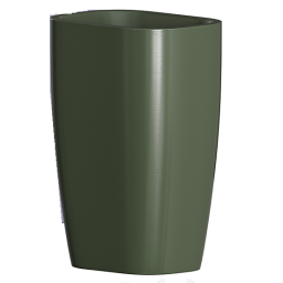 НАПОЛЬНАЯ РАКОВИНА 58 СМ NIC DESIGN MILK, ЗЕЛЕНЫЙ ГЛЯНЦЕВЫЙ (001 287.073)