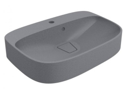 РАКОВИНА НАКЛАДНАЯ КАМЕННАЯ 62 СМ MIRAGGIO LIFOU MIRASTONE, СЕРЫЙ (0000992)