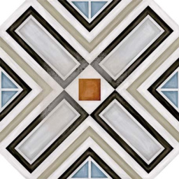 Фото плитки VIVES CERAMICA VODEVIL OCTOGONO RITTER MULTICOLOR 20X20X0,8 из коллекции VIVES CERAMICA VODEVIL 