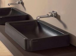 КЕРАМИЧЕСКАЯ РАКОВИНА 62 СМ FLAMINIA NILE 62, BLACK (NL62INC)