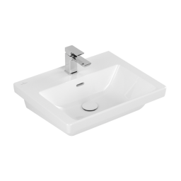 РАКОВИНА 55Х44 VILLEROY&BOCH SUBWAY 3.0, WHITE ALPIN CERAMICPLUS (4A7055R1)