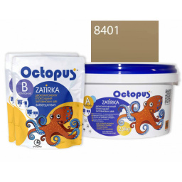 ЭПОКСИДНАЯ ЗАТИРКА OCTOPUS ZATIRKA 2-КОМП. ЦВЕТ ПАСТЕЛЬНЫЙ 8401 2,5 КГ (8401-2)