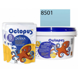 ЭПОКСИДНАЯ ЗАТИРКА OCTOPUS ZATIRKA 2-КОМП. ЦВЕТ БИРЮЗОВЫЙ ОКЕАН 8501 2,5 КГ (8501-2)