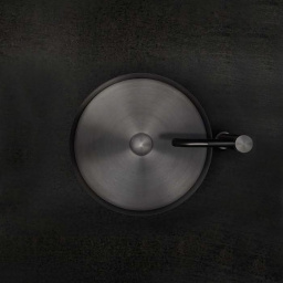 РАКОВИНА НАКЛАДНАЯ d40 СМ GESSI HABITO, ЧЕРНЫЙ МАТОВЫЙ МЕТАЛЛИК (54601-707)