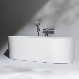 ВАННА ИЗ ИСКУССТВЕННОГО КАМНЯ LAUFEN VAL 160Х75 СМ, WHITE (H2302820000001)