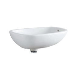 УМЫВАЛЬНИК С ДОННЫМ КЛАПАНОМ БЕЗ ОТВЕРСТИЯ 560 ММ GEBERIT CITTERIO, БЕЛЫЙ МАТОВЫЙ (500.543.01.1)