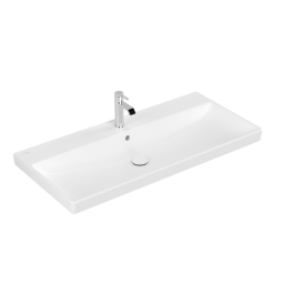 РАКОВИНА 100Х47 VILLEROY&BOCH AVENTO, STONE WHITE (4156A5RW)