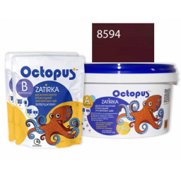 ЭПОКСИДНАЯ ЗАТИРКА OCTOPUS ZATIRKA 2-КОМП. ЦВЕТ ФИОЛЕТОВО-КОРИЧНЕВЫЙ 8594 2,5 КГ (8594-2)