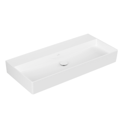 РАКОВИНА ПОДВЕСНАЯ 100Х47 VILLEROY&BOCH MEMENTO 2.0, WHITE ALPIN CERAMICPLUS (4A221FR1)
