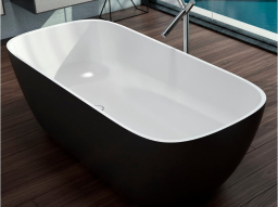 ВАННА ИЗ ИСКУССТВЕННОГО КАМНЯ KOLPA SAN GLORIA-FS 180X80 СМ ЧЕРНАЯ (3838987 592556)