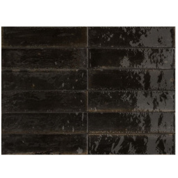 Фото плитки MARAZZI LUME M6RP BLACK 6X24X1 из коллекции MARAZZI LUME 