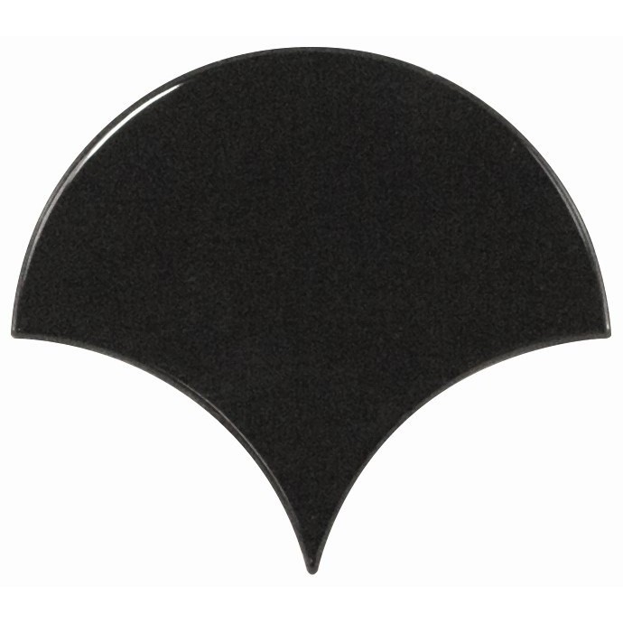 Фото плитки EQUIPE SCALE FAN BLACK 10.6X12 из коллекции EQUIPE SCALE 