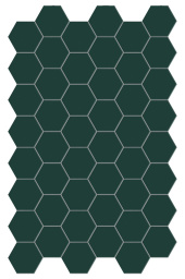 Фото плитки TERRATINTA MAGICA HEXA FLOOR GREEN ECHO MATT 140X160 из коллекции TERRATINTA MAGICA HEXA 