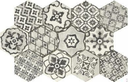 Фото плитки RAGNO RGL2 EDEN ESAGONA ROMANCE BIANCO 18,2X21 из коллекции RAGNO EDEN 