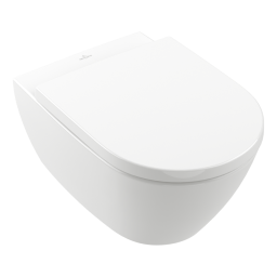 ПОДВЕСНОЙ БЕЗОБОДКОВЫЙ УНИТАЗ VILLEROY&BOCH SUBWAY 2.0, WHITE ALPIN ANTIBAC CERAMICPLUS (5614R0T2)