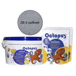 ЭПОКСИДНАЯ ЗАТИРКА OCTOPUS ZATIRKA 2-КОМП. ЦВЕТ СЕРЕБРЯНЫЙ 2,5 КГ (8362-2)