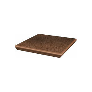 Фото плитки PARADYZ KLINKIER CLOUD ROSA DURO STOPNICA Z KAPINOSEM NAROZNA STRUKTURALNA 33x33 из коллекции PARADYZ KLINKIER CLOUD ROSA 