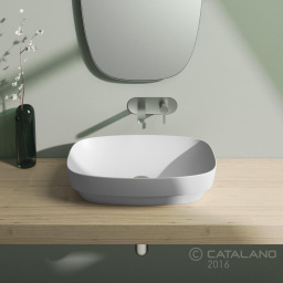 КЕРАМИЧЕСКАЯ РАКОВИНА 60 СМ CATALANO GREEN LUX, БЕЛАЯ МАТОВАЯ (160AGRLXBM)