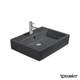 КЕРАМИЧЕСКАЯ РАКОВИНА 59,5 СМ DURAVIT VERO, ЧЕРНАЯ (0452600800)