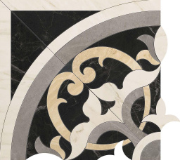 Фото плитки ATLAS CONCORDE MARVEL PRO ELEGANCE ANGOLO DARK ROSONE 60X60 из коллекции ATLAS CONCORDE MARVEL PRO 