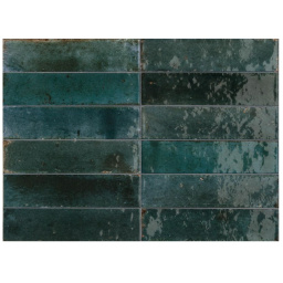 Фото плитки MARAZZI LUME M6RR BLUE LX 6X24X1 из коллекции MARAZZI LUME 