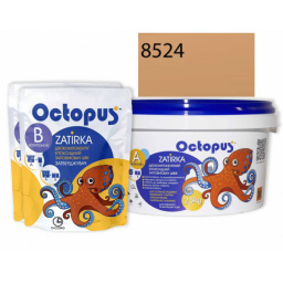 ЭПОКСИДНАЯ ЗАТИРКА OCTOPUS ZATIRKA 2-КОМП. ЦВЕТ КОРИЧНЕВО-РЫЖИЙ 8524 2,5 КГ (8524-2)