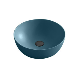 РАКОВИНА НАКЛАДНАЯ 38 СМ NIC DESIGN OVVIO, ГОЛУБОЙ ГЛЯНЦЕВЫЙ (001 446.076)