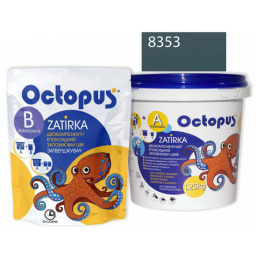 ЭПОКСИДНАЯ ЗАТИРКА OCTOPUS ZATIRKA 2-КОМП. ЦВЕТ 8353 СЕРО-ЗЕЛЕННЫЙ 1,25 КГ (8353-1)