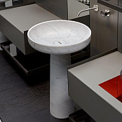 НАПОЛЬНАЯ МРАМОРНАЯ РАКОВИНА ANTONIO LUPI AGO, БЕЛЫЙ (AGO185 MARMO CARRARA)