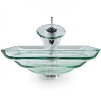 СТЕКЛЯННАЯ РАКОВИНА KRAUS CLEAR (GVS-930-19MM)